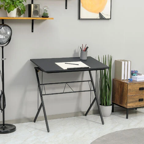 Vinsetto Adjustable Laptop Stand Tilt Writing Desk Workstation W/ Stopper - Image 3