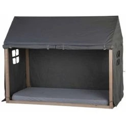 Bed House Cover 210x100x150 Cm Anthracite CHILDHOME