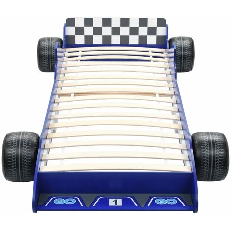 Children's Race Car Bed 90x200 Cm Blue VidaXL - Image 3