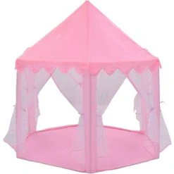 Princess Play Tent Pink VidaXL