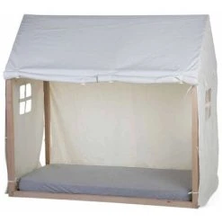 Bed House Cover 150x80x140 Cm White CHILDHOME