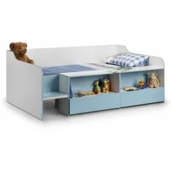 ASHFIELD CHILDRENS Blue Low Sleeper - Single 3ft (90cm)