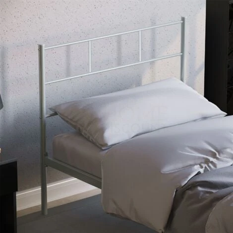 Home Discount Dorset 3ft Single Metal Bed Frame, Silver, 190 X 90 Cm - Image 3