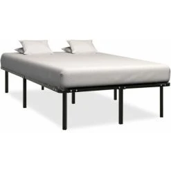 Bed Frame Black Metal 120x200 Cm VidaXL
