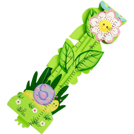 Teamson Kids Fantasy Fields Kids Pink Wooden Growth Height Chart Girls Wall Hanging TD-0072A - Image 5