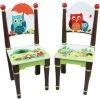 Teamson Kids Fantasy Fields Enchanted Woodland Childrens Wooden Chair Set (no Table) TD--11740