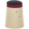Beliani Kids Pouffe Warrior Footstool Upholstered With Storage Beige Samurai
