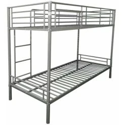 Humza Amani Lynton Single 3FT Metal Bunk Bed - FRAME ONLY