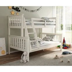 Bedmaster Carra Triple Sleeper White