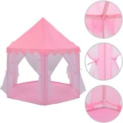 Devenirriche Princess Play Tent Pink