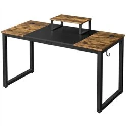 Yaheetech Computer Desk Home Office Table Wooden Desk Study Desk Simple PC Table Workstation