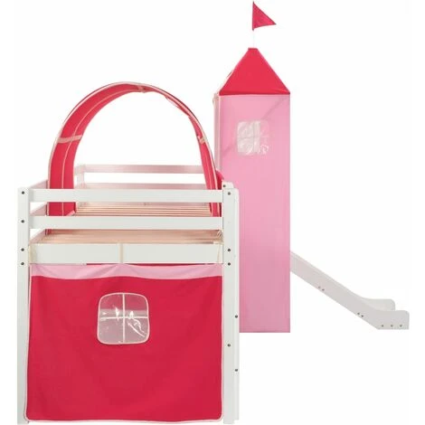 Hardyston European Single Mid Sleeper Bed With Curtain By Zoomie Kids - Image 3