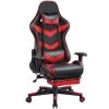 Yaheetech Ergonomic Gaming Chair Racing Chair, Black/Red