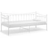 Sofa Bed Frame White Metal 90x200 Cm VidaXL