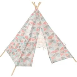 Drillpro Play Tent Teepee Kids Play House Indoor Sleeping Multicolor