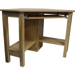 Watsons HORNER - Corner Office Desk / Computer Workstation - Oak