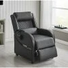 HOME DETAIL Nova Black Base/Black Trim Gaming Recliner