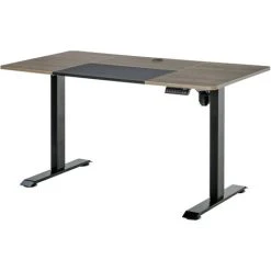 Vinsetto Height Adjustable Electric Standing With 4 Memory Preset Black