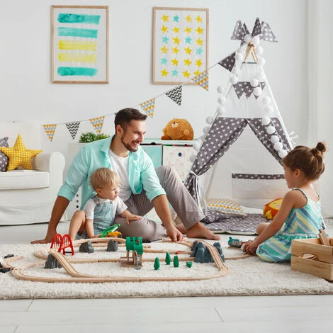 Relaxdays Children’s Shelf With 4 Boxes, Toy Storage Stand, For Boys & Girls, Cute Lama Design, Colourful - Image 2