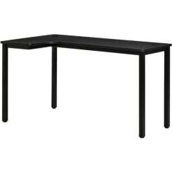 HOMCOM L-Shaped Corner Desk Computer Workstation PC Gaming Desk 145 X 81 X 76cm Right