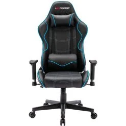 GTFORCE EVO Z RACING RECLINING SWIVEL OFFICE GAMING COMPUTER PC LEATHER CHAIR BLUE