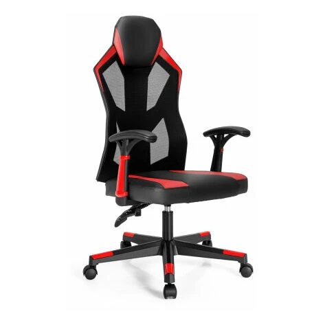 Gymax Gaming Chair High Back Racing Style Mesh Swivel Executive Task Chair
