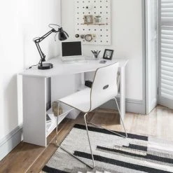 LAURA JAMES Essie Corner Desk - White
