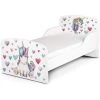Leomark Wooden Bed For Children With A 140/70 Mattres. Unicorn UV Print.