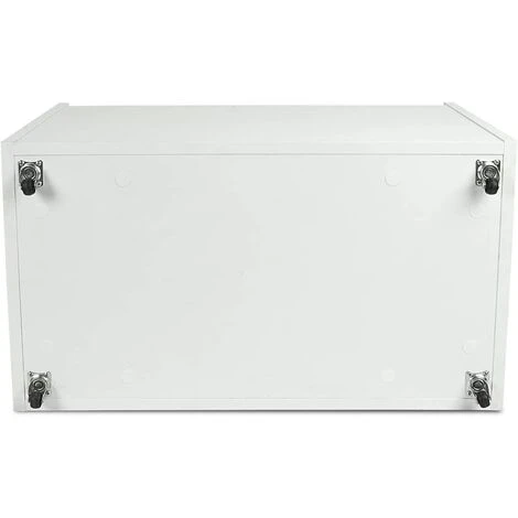 Leomark Large Wheeled Wooden Toy Box For With Stool Seat - Safari - Image 3