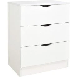 Leomark White Chest Of Drawers - ROMA