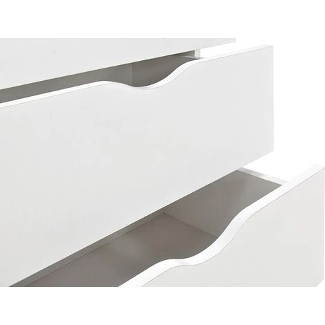 Leomark White Chest Of Drawers - ROMA - Image 3