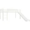 Topdeal Children's Loft Bed Frame With Slide & Ladder Pinewood 97x208 Cm VDTD23799