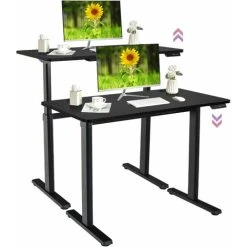 Costway Electric Standing Desk Sit To Stand Workstation Ergonomic Computer Table W/ USB