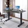 Devoko Height Adjustable Electric Standing Desk Office Computer Desk Stand Up Desk For Home Office With Memory Smart Pannel,110 Cm,Grey