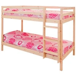 COMFY LIVING 2ft6 Wooden Bunk Bed In Pine