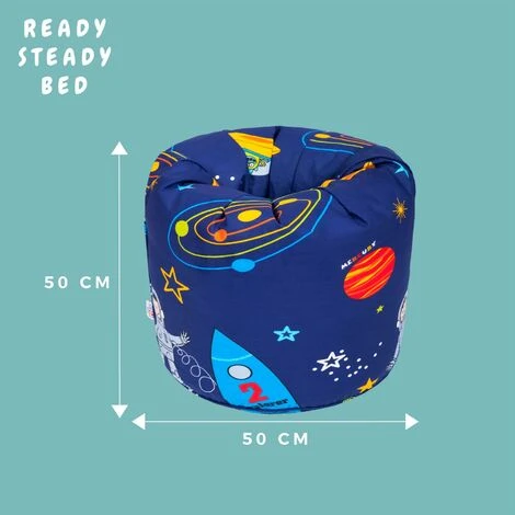 Ready Steady Bed Childrens Character Filled Beanbags Kids Bean Bag BLACK FRIDAY DEALS, Space Boy - Image 2