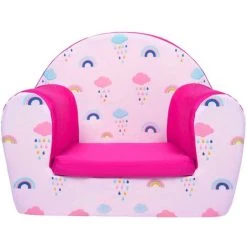 Ready Steady Bed Kids Sofa Seat Chair Children Mini Armchair Great For Playroom Kids Room Living Room Colourful Durable And Lightweight, Rainbow
