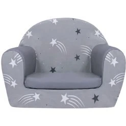 Ready Steady Bed Kids Sofa Seat Chair Children Mini Armchair Great For Playroom Kids Room Living Room Colourful Durable And Lightweight, Shooting Stars