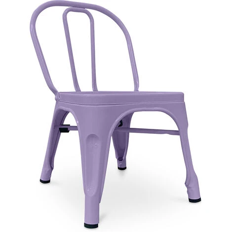 Privatefloor Stylix Kid Chair - Metal Pastel Purple Iron