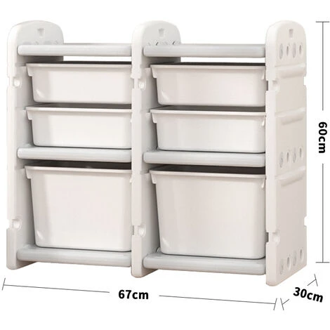 Livingandhome Kids Storage Cabinet For Toys,Clothes,Books - Image 5