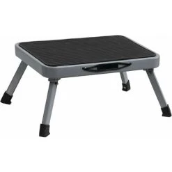 MONLY Steel Folding Step Stool, Portable Stool With Non-Slip Plastic Platform, Max Load 330 Lbs For Adults, Elderly Home, Kitchen, Bathroom