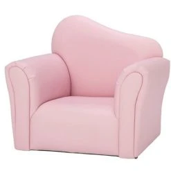 SOEKAVIA Children Single Sofa Bent Back Pink