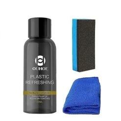 Woosien 30/50ml Car Plastic Parts Retreading Agent Instrument Panel Agent Automotive Interior Plastic Part Retreading Cleaning Agent 30ml