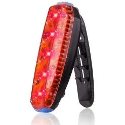 Woosien Cycling Helmet Light Run Led Arm Leg Band Night Warning Safety Light Usb Recharg Bicycle Lights Bicycle Accessories Red