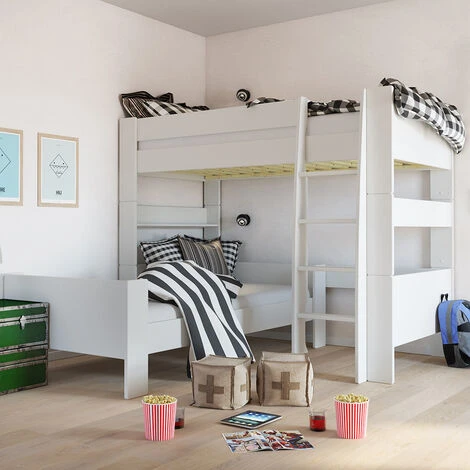Furniture To Go Steens For Kids Highsleeper In Off White - Image 5