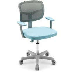 Costway Kids Computer Desk Chair Low-Back Task Study Chairs Children Office Task Chair