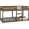 Bunk Bed Honey Brown 90x200 Cm Solid Wood Pine VidaXL