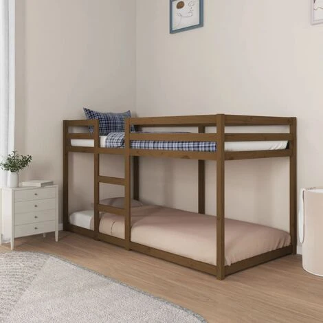Bunk Bed Honey Brown 90x200 Cm Solid Wood Pine VidaXL - Image 4