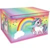 The Magic Toy Shop RAINBOW UNICORN STORAGE BOX