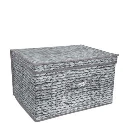 The Magic Toy Shop WEAVE GREY STORAGE BOX